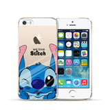 iPhone 5 5S Case Cute Mickey & Minnie Kiss Soft TPU Silicone Case for Apple iPhone 5S SE