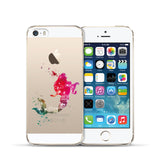 iPhone 5 5S Case Cute Mickey & Minnie Kiss Soft TPU Silicone Case for Apple iPhone 5S SE