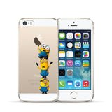 iPhone 5 5S Case Cute Mickey & Minnie Kiss Soft TPU Silicone Case for Apple iPhone 5S SE