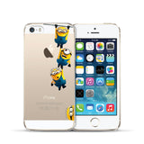iPhone 5 5S Case Cute Mickey & Minnie Kiss Soft TPU Silicone Case for Apple iPhone 5S SE