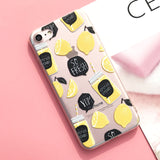 Silicone Case For iPhone 7 7Plus 6 6S 6Plus 5 5S SE Case Soft TPU Cover Flower Leaves Bird For iPhone 6S 8Plus X