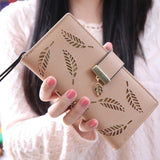 Golden leaf clutch for Women
