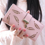 Golden leaf clutch for Women