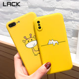 Cute Cartoon Lazy Cats Phone Case For iphone 7 6 6S 8 Plus Case For iphone X