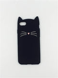 3D Cartoon pocket cat Baby bear rabbit fashionable soft silicon Phone cover For iPhone X/4 4S/5 5S/SE/5C/6/7/8/plus