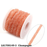 1 Yard Resin Hollow Hose With Shiny Pointback Rhinestone Bracelet Cord For DIY Jewelry Accessories Party Craft Decoration