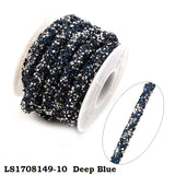 1 Yard Resin Hollow Hose With Shiny Pointback Rhinestone Bracelet Cord For DIY Jewelry Accessories Party Craft Decoration