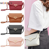 Simple Flap Shoulder  Leather Bags Women Girls
