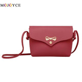 Simple Flap Shoulder  Leather Bags Women Girls
