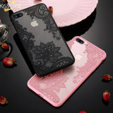 Case For iPhone 6S 6 7 8 Plus X 10 Cover 3D Lace Flower Phone Shell For iPhone 7 8 6S 6 5S 5 SE X