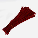 100pcs 30cm Chenille Stems Pipe Cleaners Kids Plush Educational Toy Colorful Pipe Cleaner Toys Handmade DIY Craft Supplies