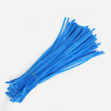 100pcs 30cm Chenille Stems Pipe Cleaners Kids Plush Educational Toy Colorful Pipe Cleaner Toys Handmade DIY Craft Supplies
