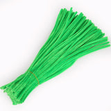 100pcs 30cm Chenille Stems Pipe Cleaners Kids Plush Educational Toy Colorful Pipe Cleaner Toys Handmade DIY Craft Supplies