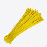 100pcs 30cm Chenille Stems Pipe Cleaners Kids Plush Educational Toy Colorful Pipe Cleaner Toys Handmade DIY Craft Supplies