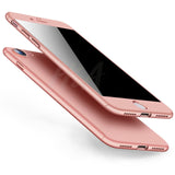 360 Full Cover Phone Case For iPhone X 8 6 6s 7 Plus 5 5s SE PC Protective Cover For iPhone 7 8 Plus